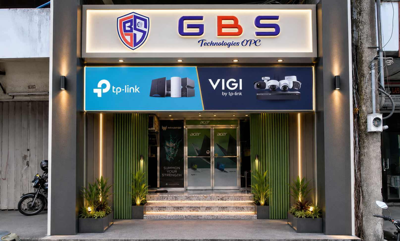 GBS Technologies OPC storefront facade in Bacolod City