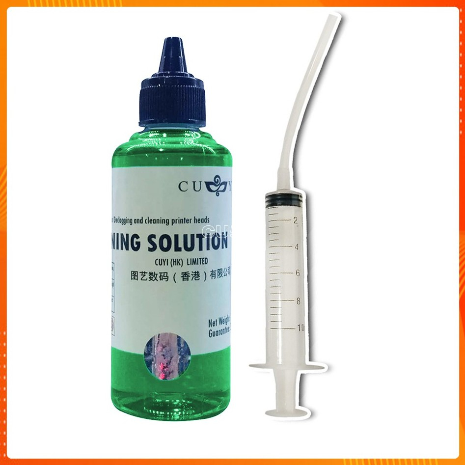 Cleaning Solution 100ml w/ Syringe 