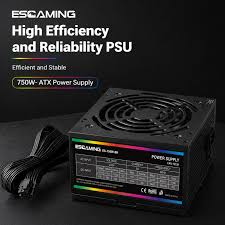 ES Gaming ES-750W 80 PLUS BRONZE Rated Power Supply