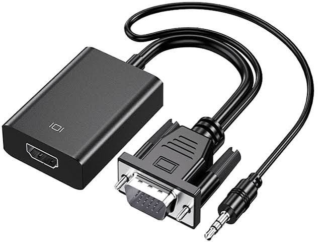 VGA to HDMI w/ power adapter