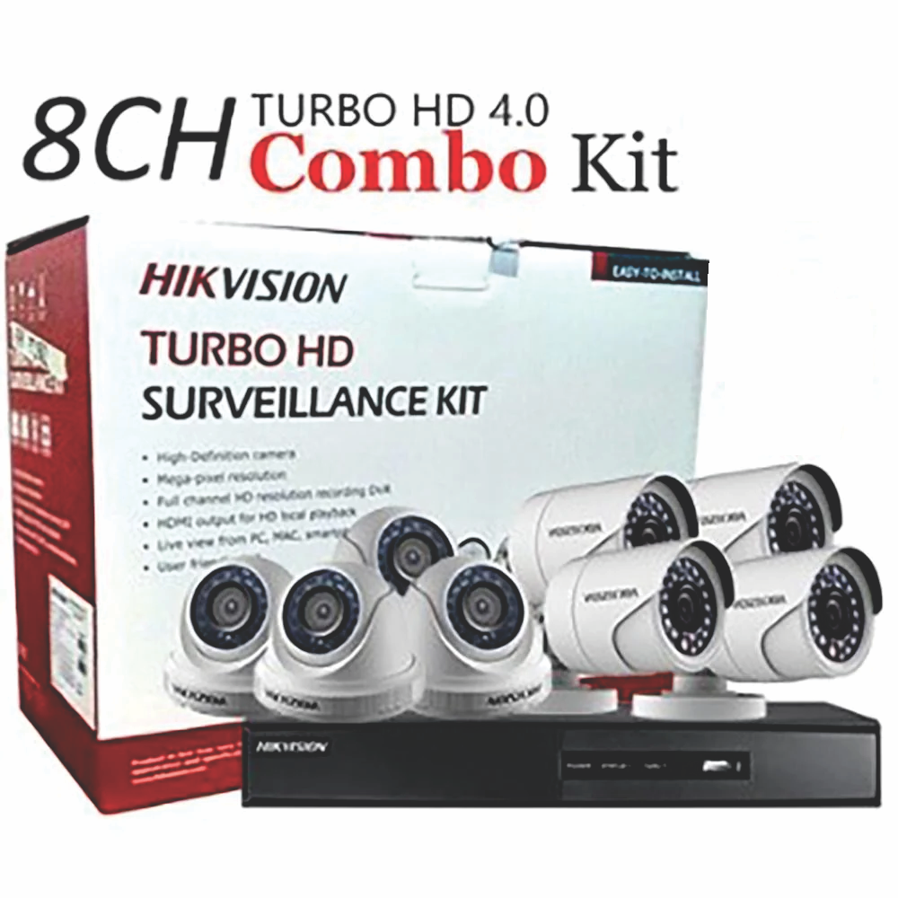 Hikvision 8CH Turbo 1080P HD CCTV Kit