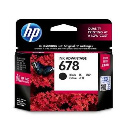 HP 678 Black Ink Cartridge