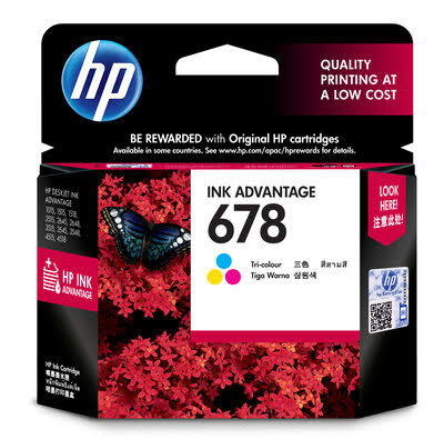 HP 678 Color Ink Cartridge
