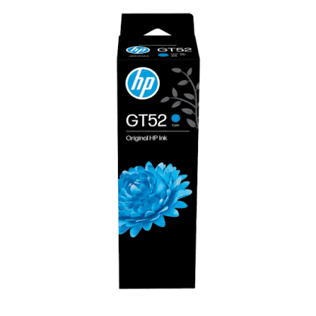 HP GT52 Cyan Ink 