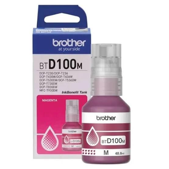 Brother BT D100 Magenta Ink
