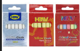 Chalk Colored, White, Yellow