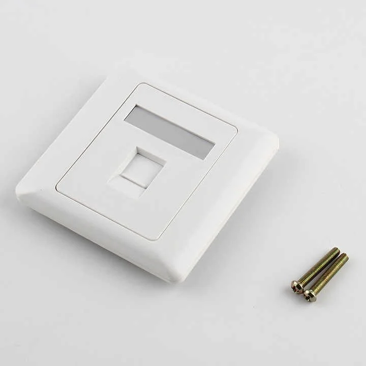 Keystone Jack Single Port Faceplate
