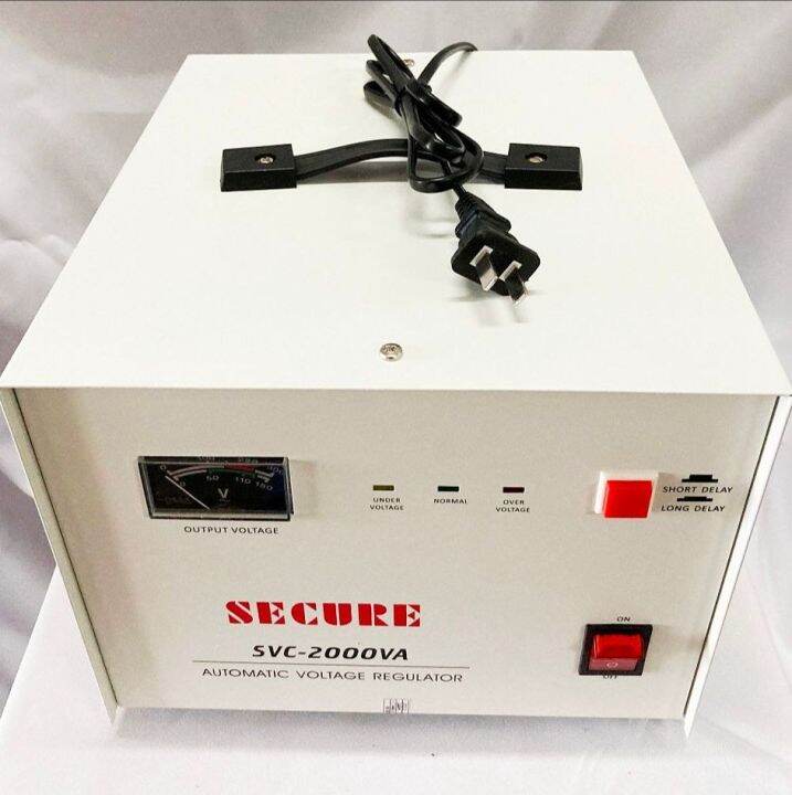Secure 2000VA Servo Motor w/ Time Delay AVR