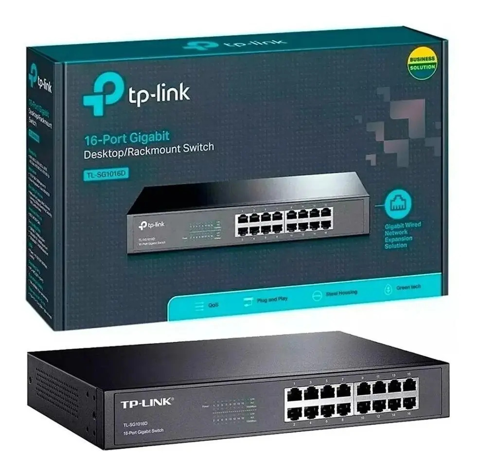 Tplink 16 ports TL-SG1016D 10/100/1000 Gigabit Switch