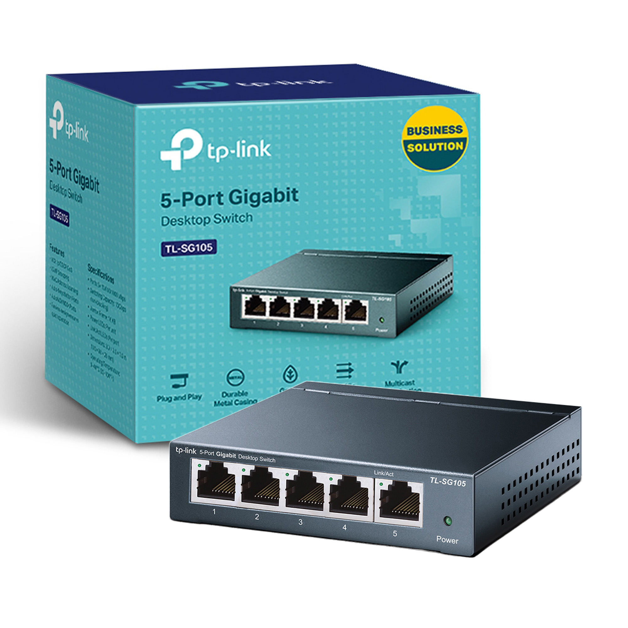 Tplink 5 ports TL-SG100SP Gigabit PoE Switch