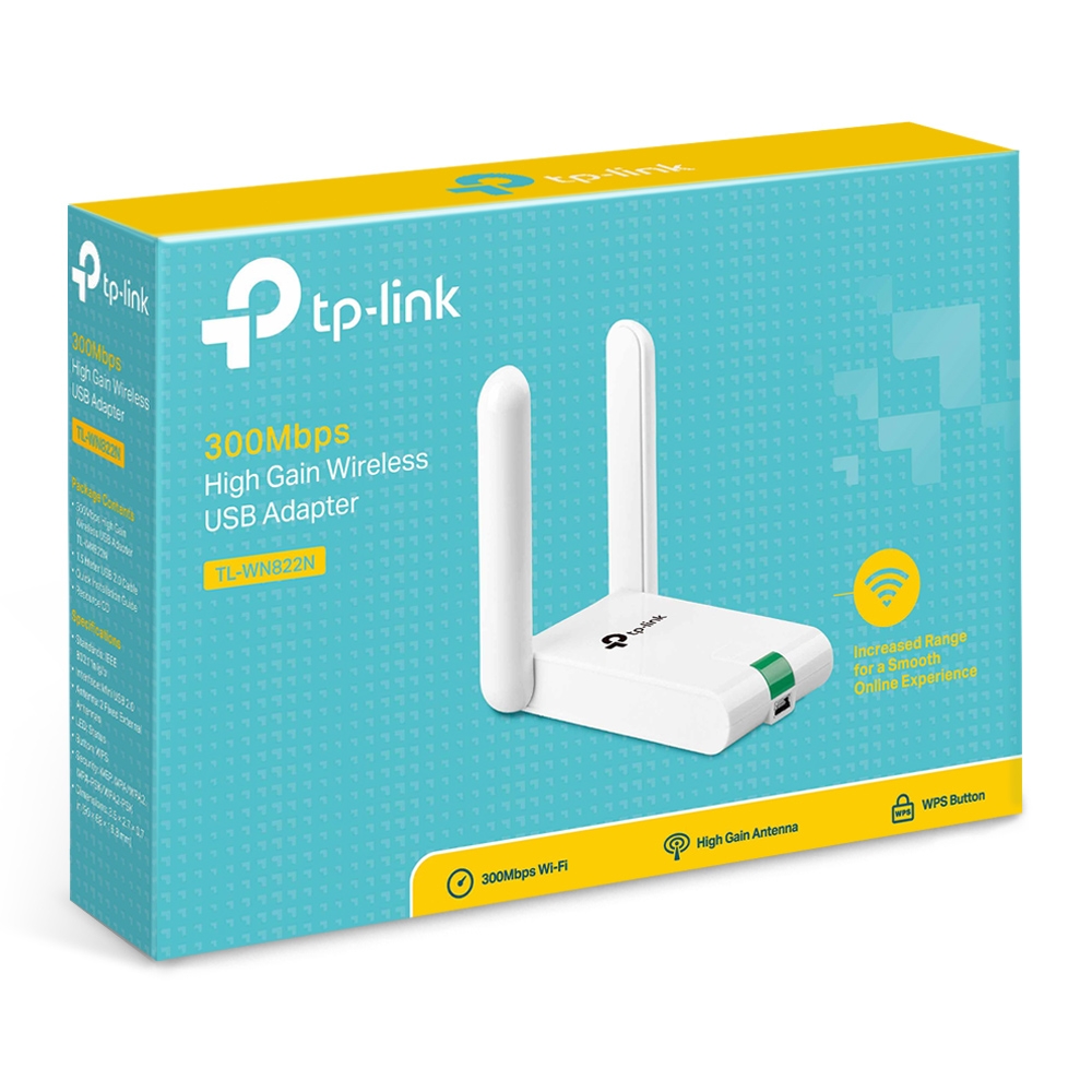 Tplink WN822N 300Mbps High Gain USB Wifi Adapter