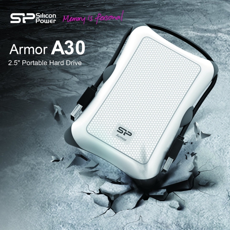 Silicon Power 2TB Shockproof A30 External Hard Drive
