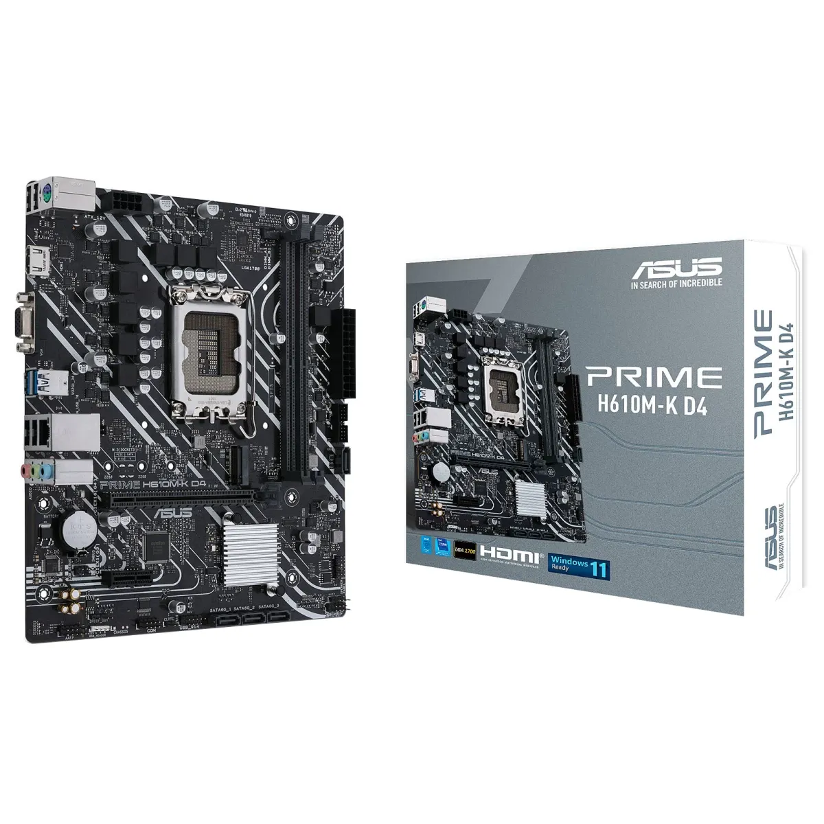 ASUS PRIME H610M-K D4 MOTHERBOARD
