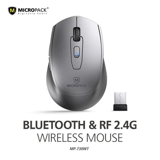 Micropack RF 2.4Ghz Dual WIFI+Bluetooth Mouse