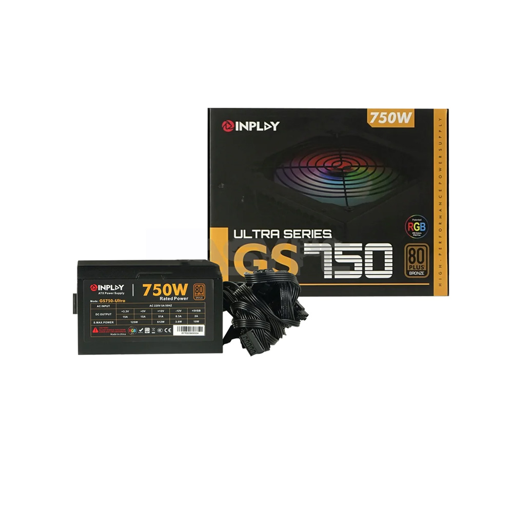 Inplay GS750W 80 PLUS BRONZE Rated Power Supply