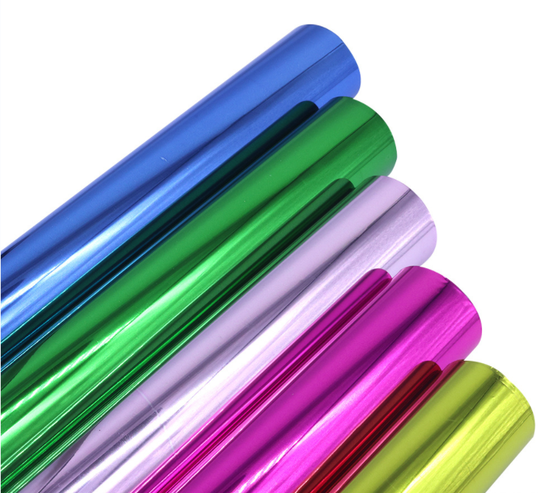 Metallic Paper Green, gold, red, purple, silver