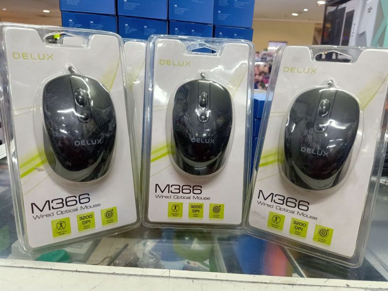 Delux M366 Wired Optical Mouse