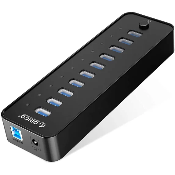 Orico 10 ports Hub w/ Power Adapter