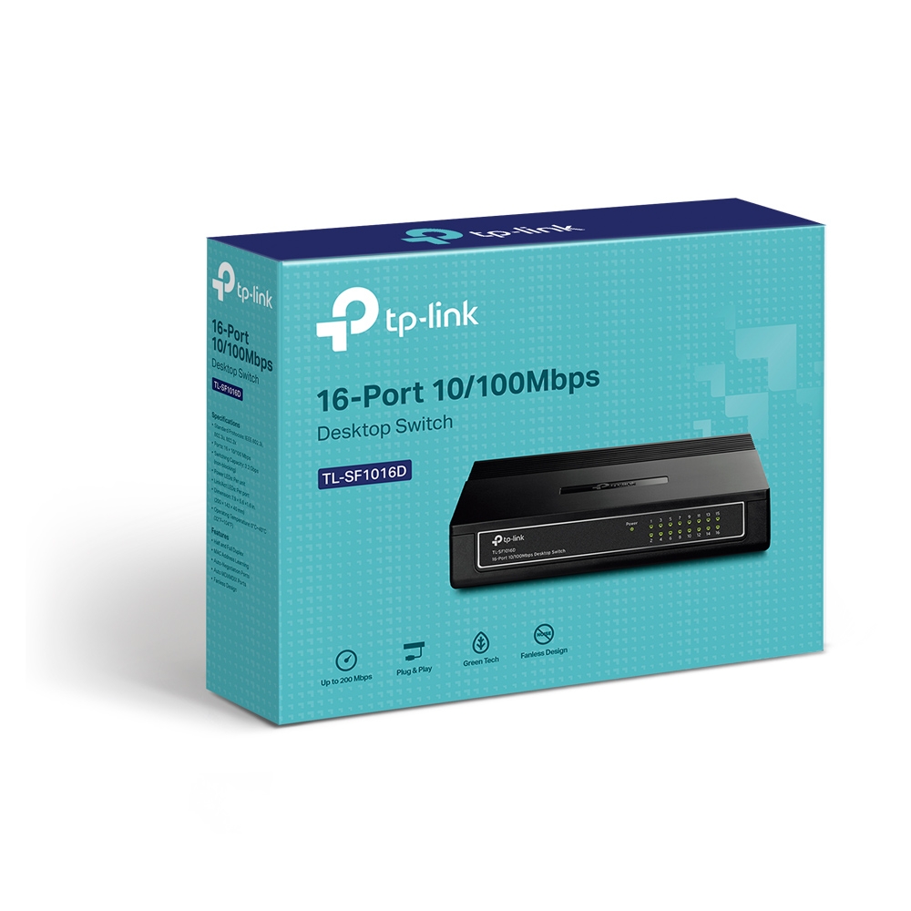 Tplink 16 ports TL-SF1016D 10/100 Switch