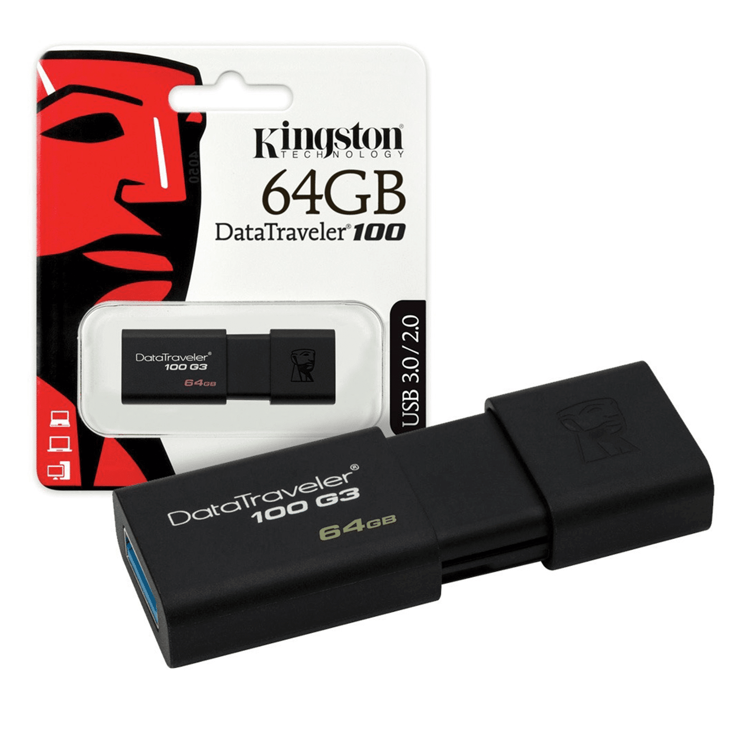 64GB Kingston Datatraveler100 USB Flash Drive