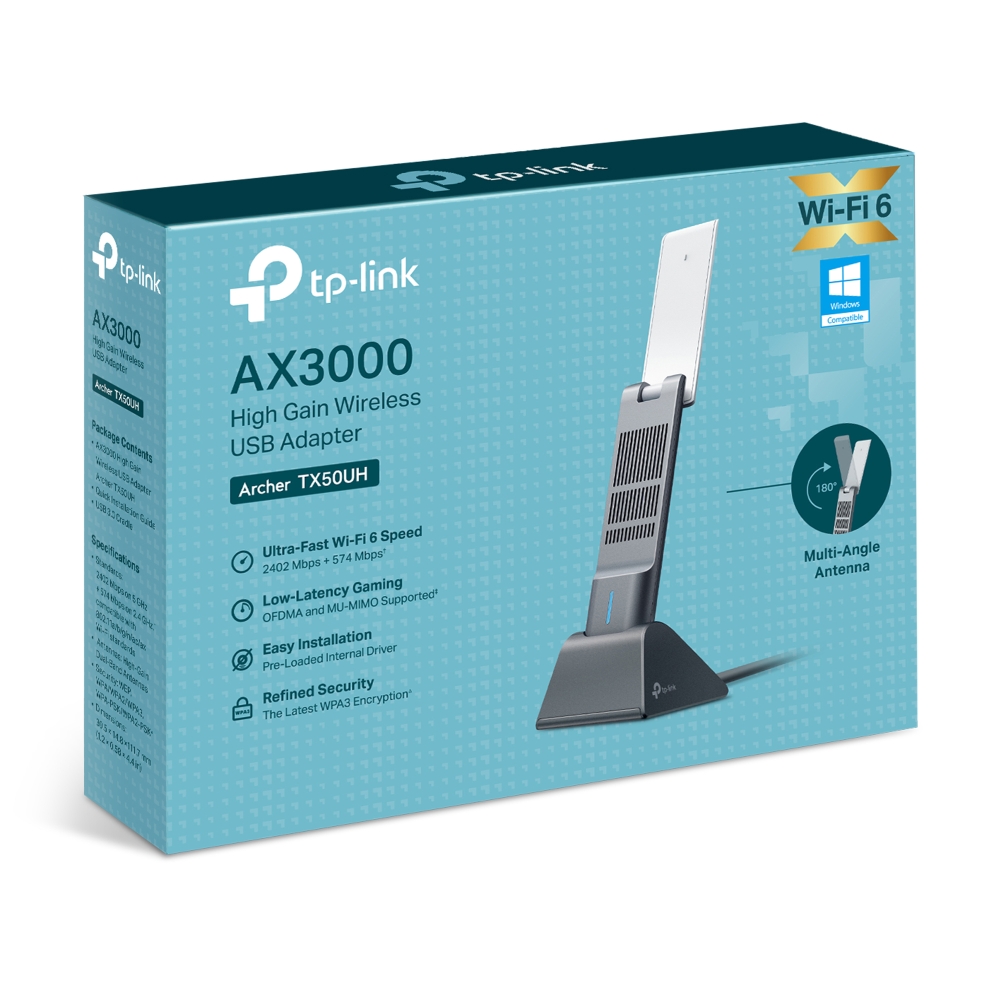 Tplink Archer TX50UH AX3000 Wifi 6 High Gain USB Wifi Adapter