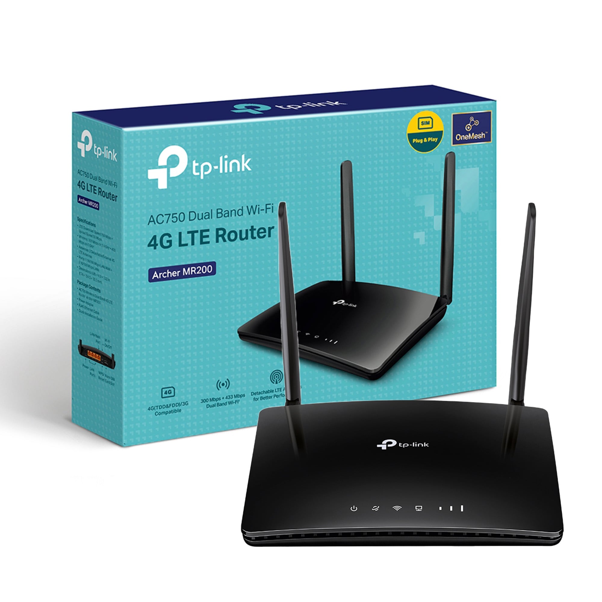 Tplink Archer MR200 AC750 Dual Band 4G LTE Router