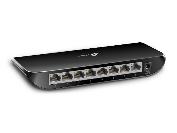 8-Port Gigabit 10/100/1000 TL-SG1008D Desktop Switch 
