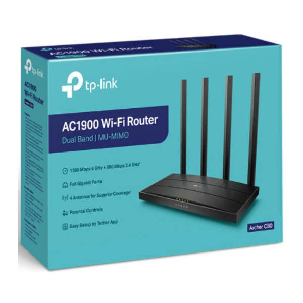 Tplink C80 AC1900 MU-MIMO Wifi Router