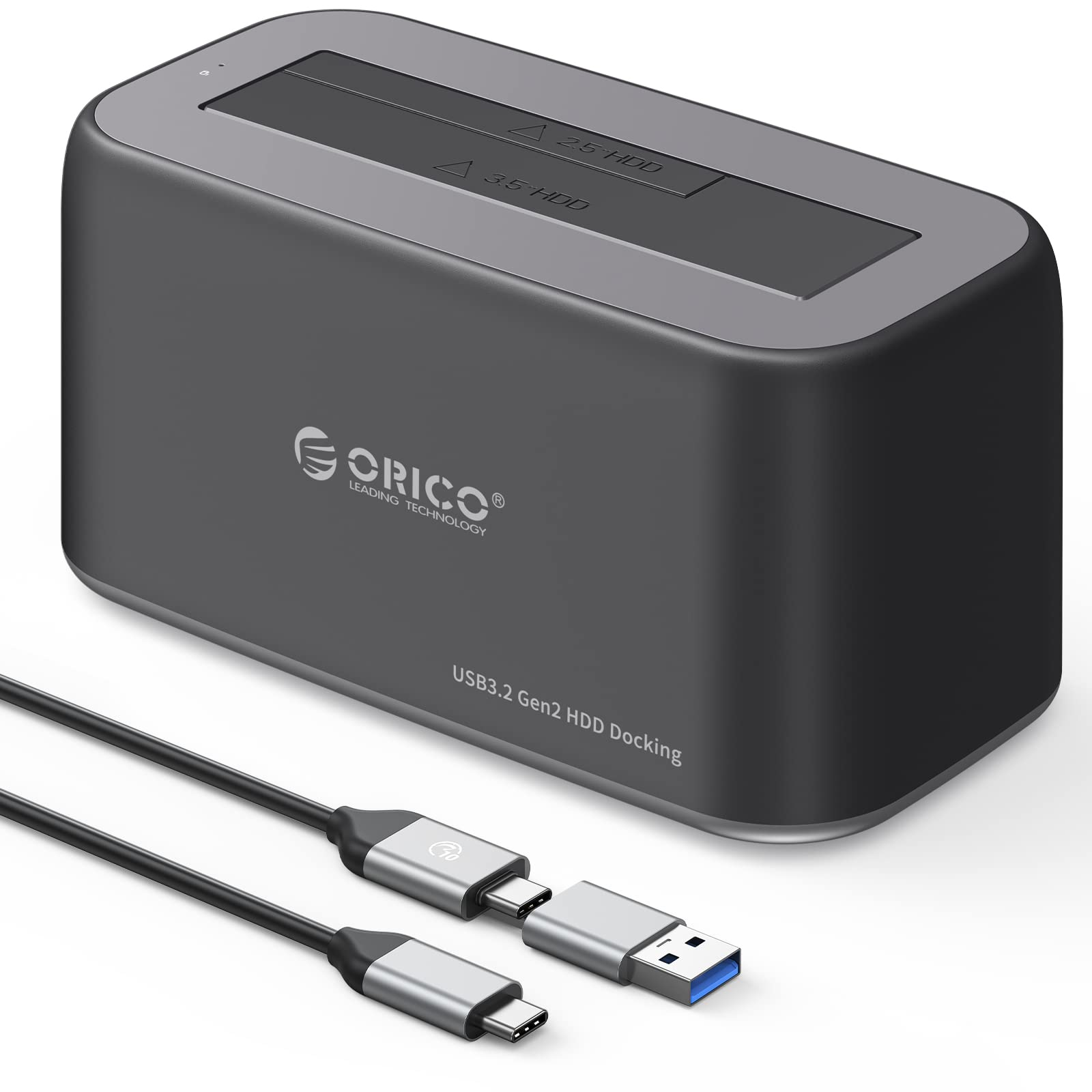 Orico USB 3.0 2.5" or 3.5" SATA Single Bay Cloning Dock