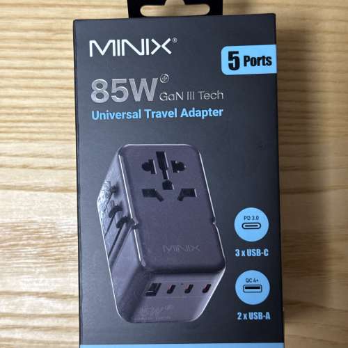 Minix 85w Universal 5 ports Adapter