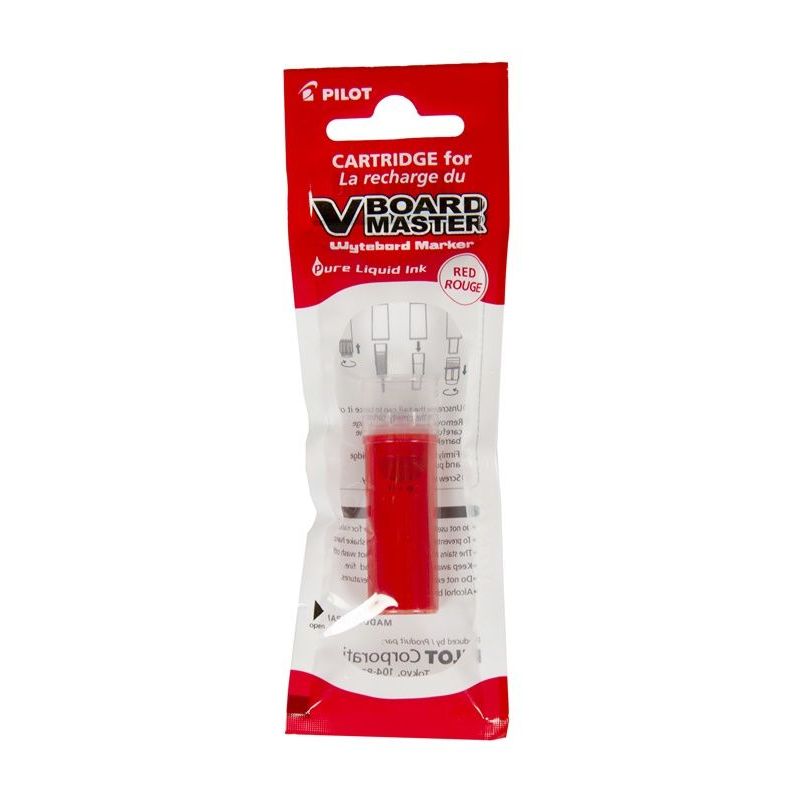 Pilot VBoard Master Whiteboard Cartridge Refill Only Red