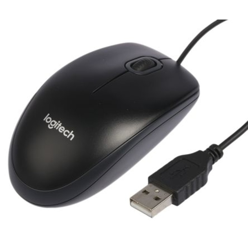 Logitech B100 Wired USB Optical Mouse