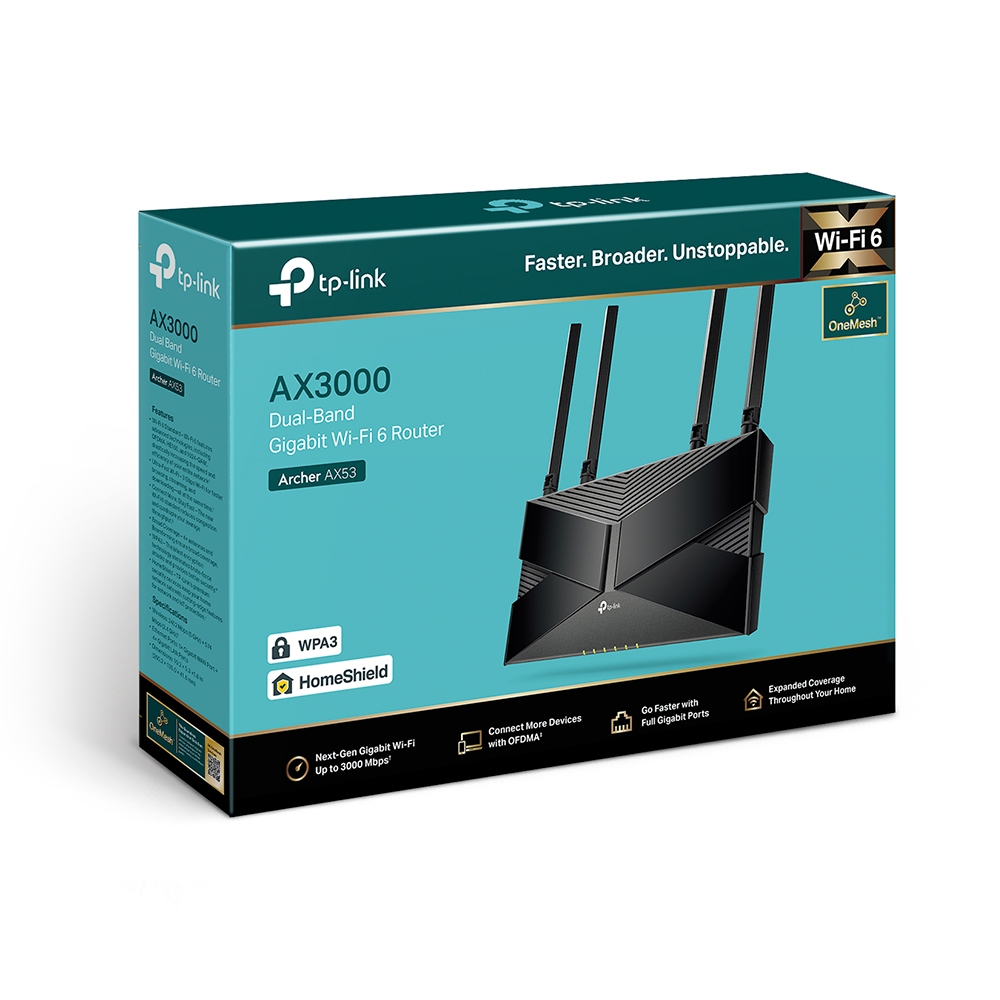 Tplink Archer AX53 AX3000 Gigabit Wifi 6 Router