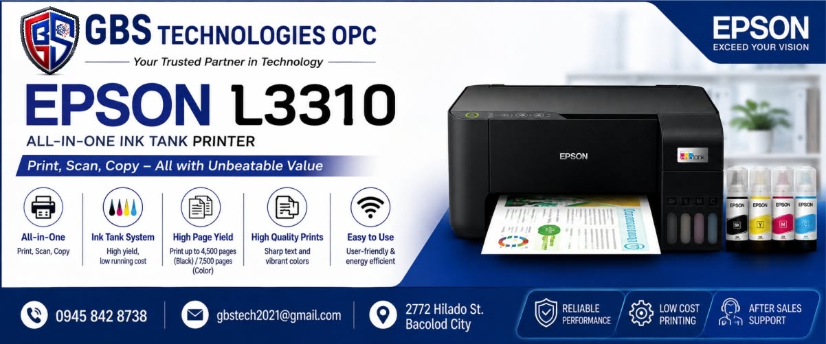 GBS Technologies OPC computer store promotions in Bacolod City